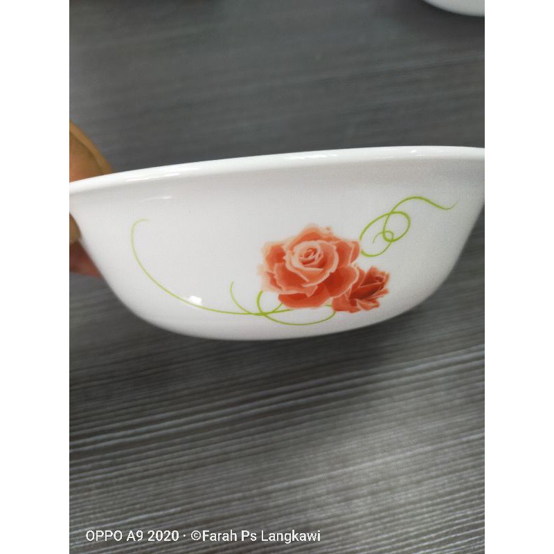 Corelle Round Cereal Bowl (Rosetta) | Shopee Malaysia