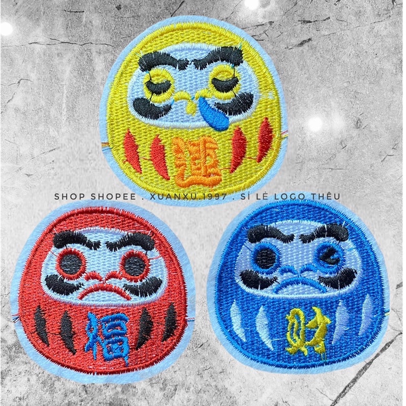 Smiling ghost head embroidered logo sticker | Shopee Malaysia
