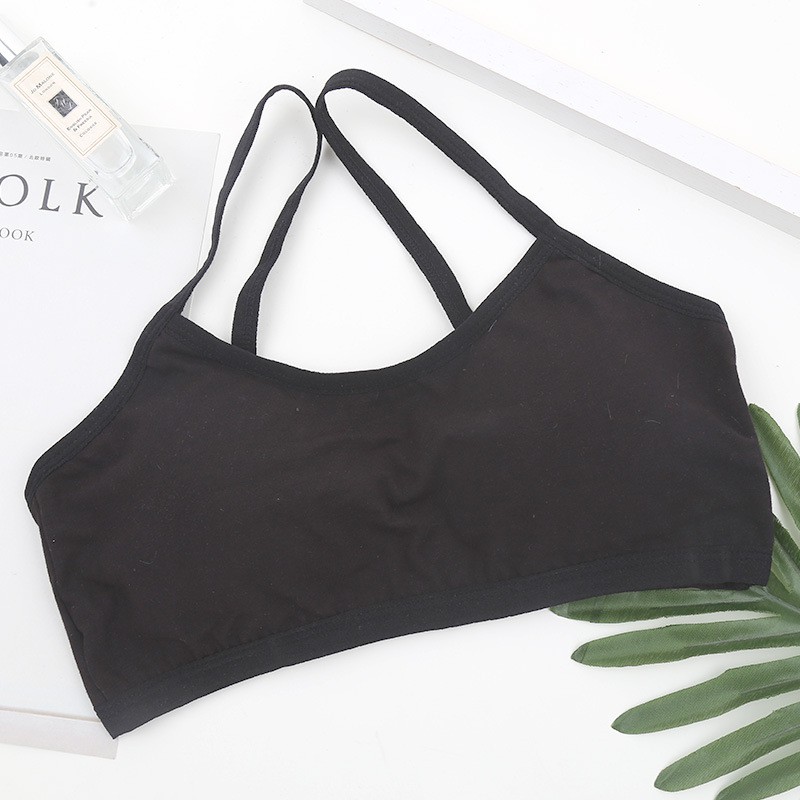 [Local Ready Stock] Girls Basic Sporty Cotton Padded Teenager Bralette ...