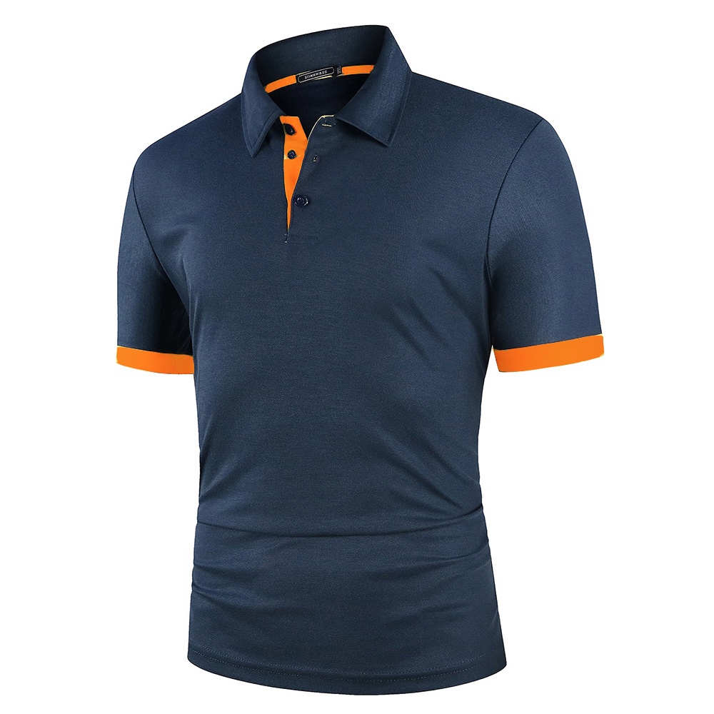 Unsex Polo Shirt Men Short Sleeve Polo Shirt Contrast Color Polo New ...