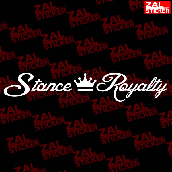 * STICKER STANCE ROYALTY Car Sticker Racing MYVI AXIA ALZA BEZZA SAGA ...