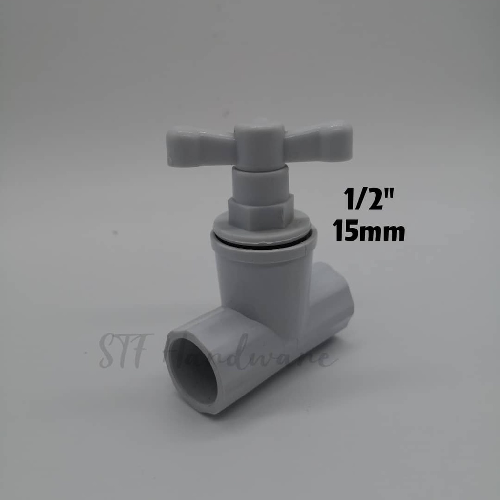 PVC STOP COCK SOCKET TYPE 1/2