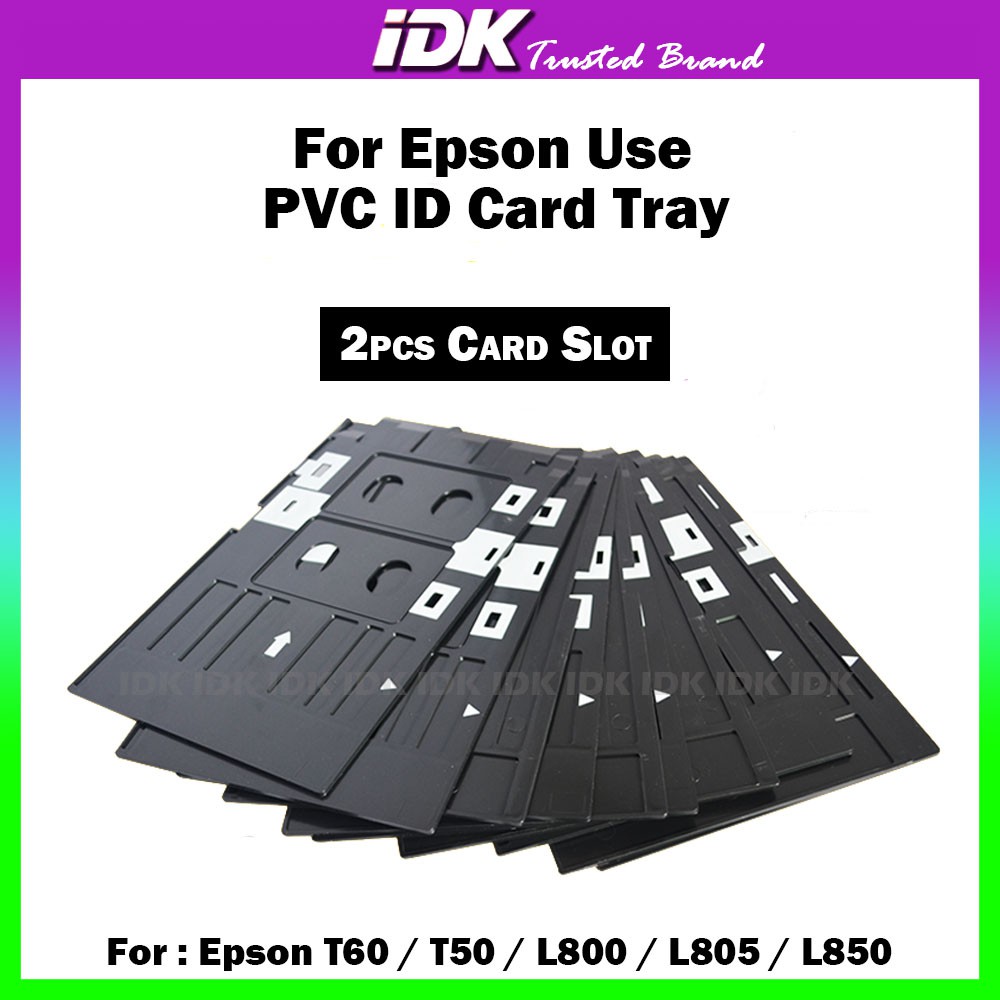 pvc id card tray inkjet print epson printer