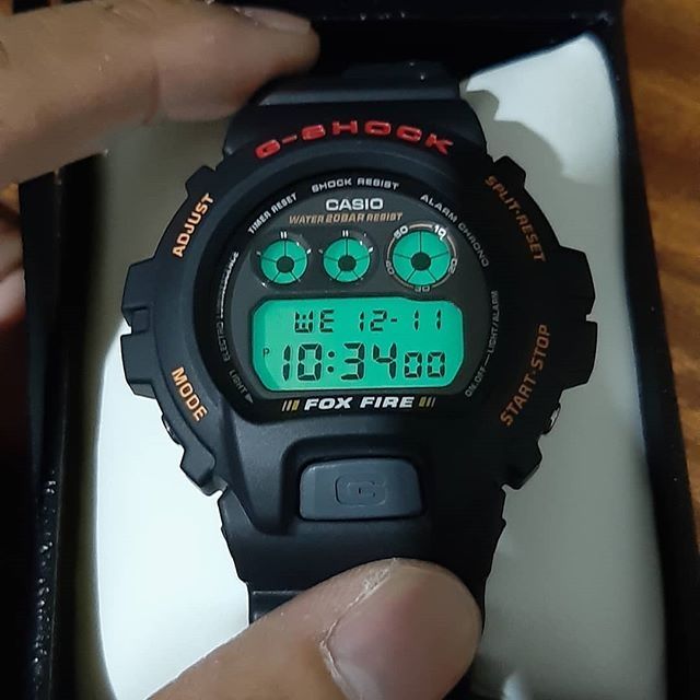 Made in JAPAN G-SHOCK DW-6900B-9 Fox Fire | Shopee Malaysia