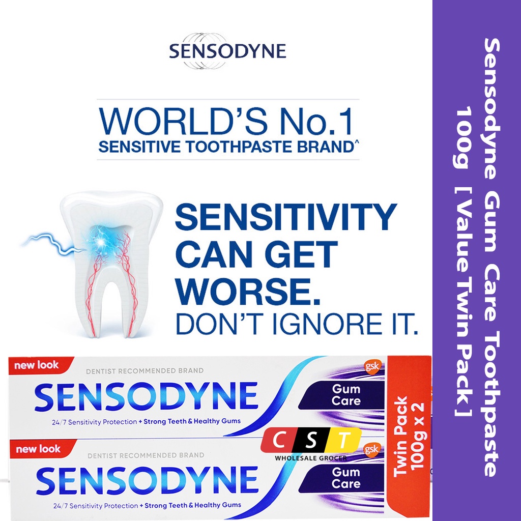 Sensodyne Toothpaste Gum Care Twin Pack [2x100g] Shopee Malaysia