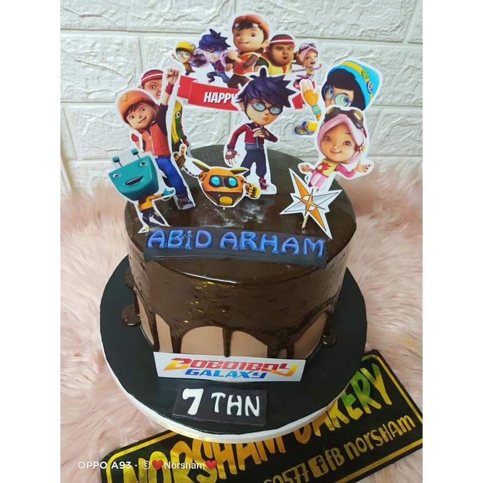 TOPPER KEK BOBOIBOY CUSTOMADE | Shopee Malaysia