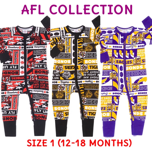 Bonds store afl onesies