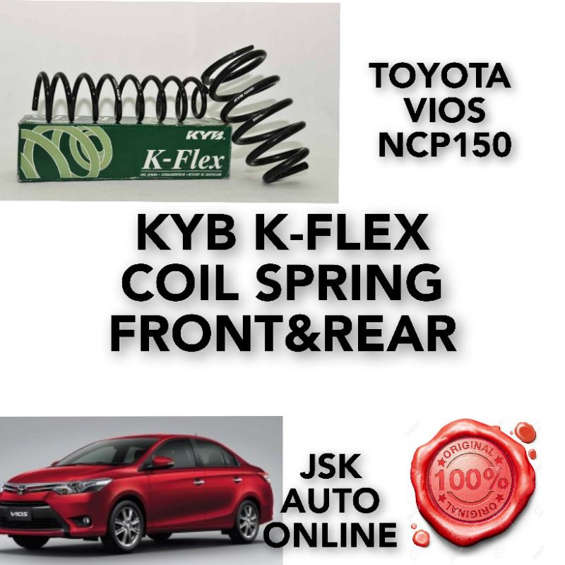 TOYOTA VIOS NCP150 COIL SPRING KYB K-FLEX FRONT&REAR | Shopee Malaysia