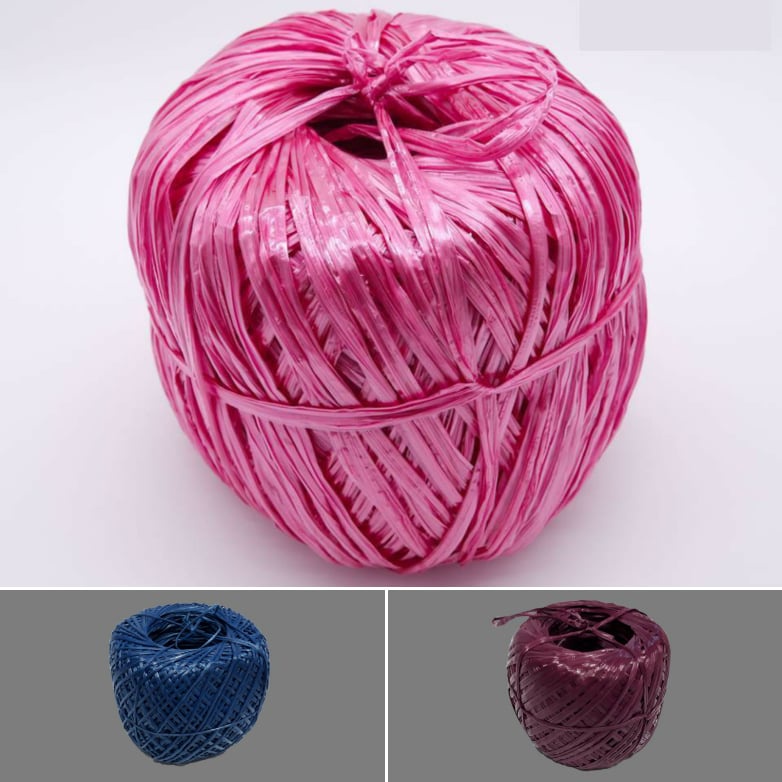 1KG Tali plastik Tali rafia Rafia string Plastic string String Rope
