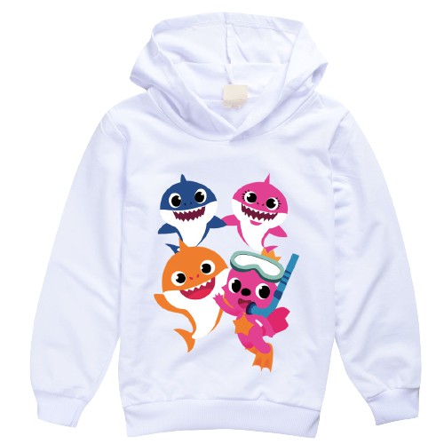 [PCSS]-Pinkfong Baby Shark pattern children's Hoodie Costume Kids long ...