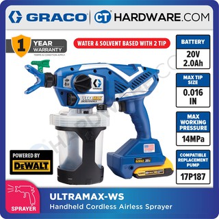 Graco ultra max online cordless 17m367