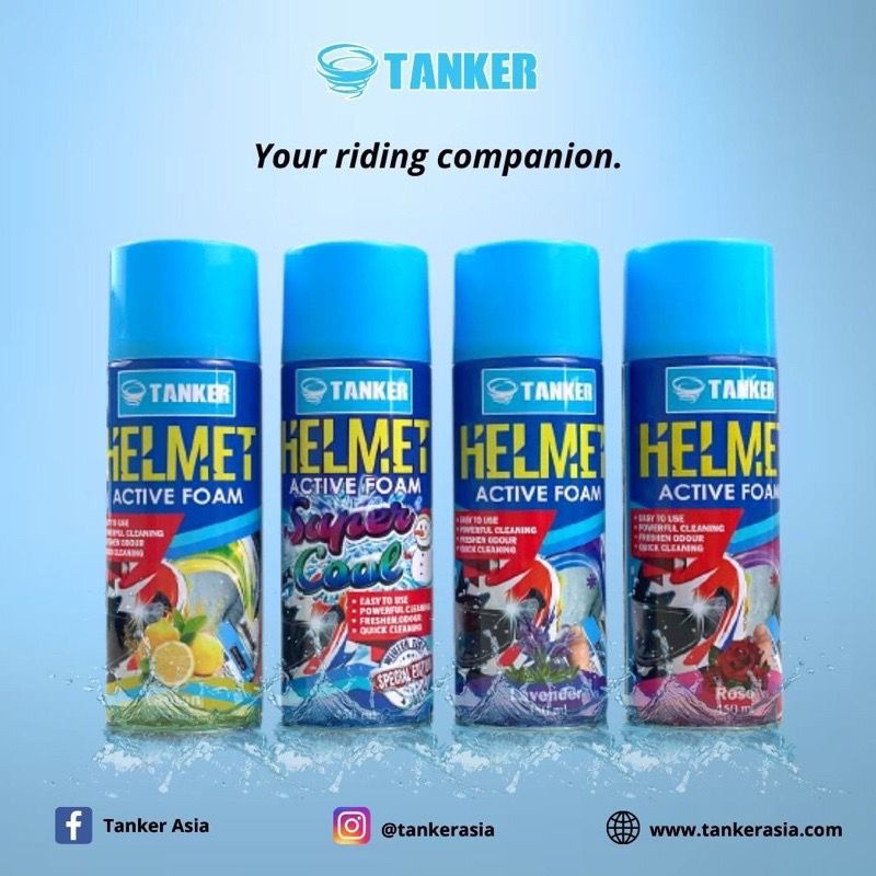 Tanker Helmet Padding Cleaning Kit Perfume TANKER HELMET Pewangi