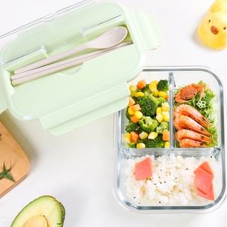 Multi Glass Transparent Lunch Boxes Set Microwave Lunch Box Set Kotak  Makanan Kaca Bekas Tupperware With Lid Flosso