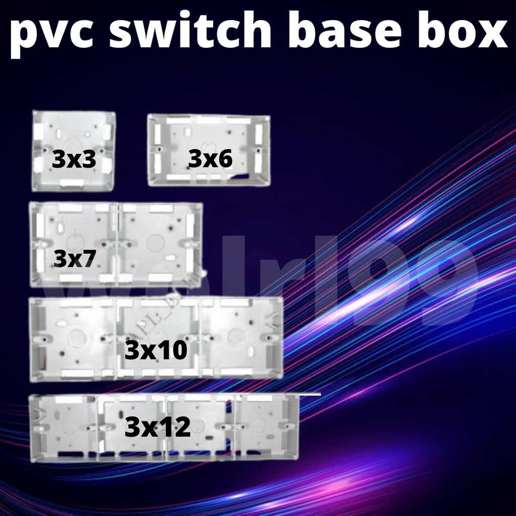 PVC BASE BOX SOCKET & SWITCH | Shopee Malaysia