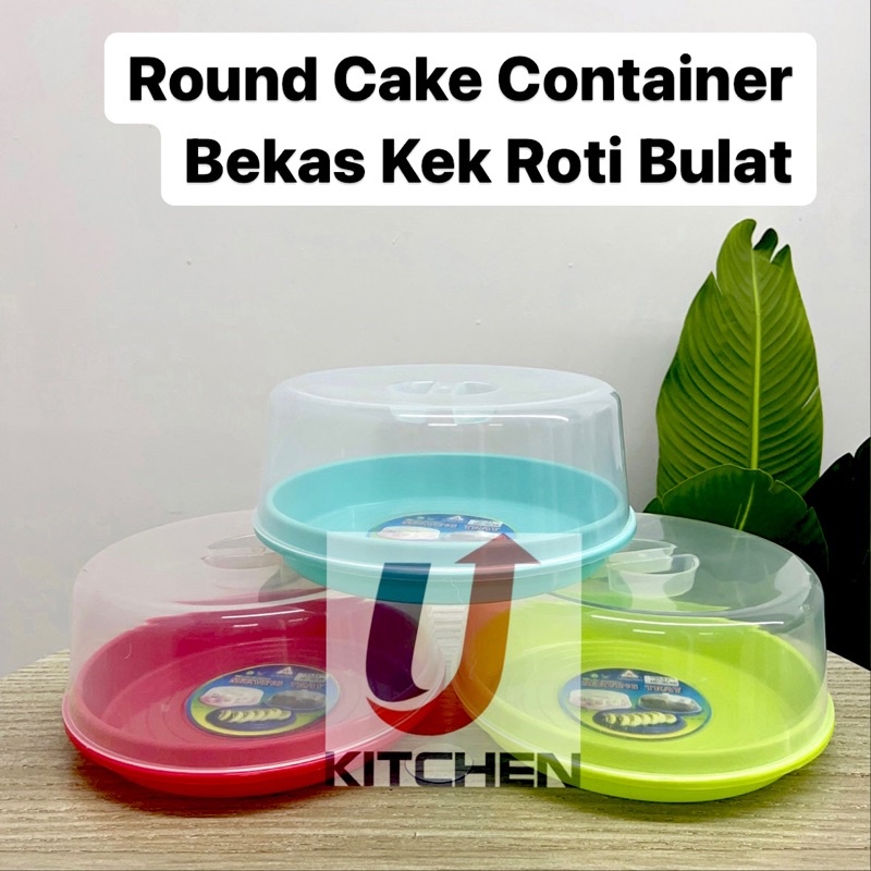 Bestware Round Cake Storage With Cover 3001 / Cake Keeper / Cake