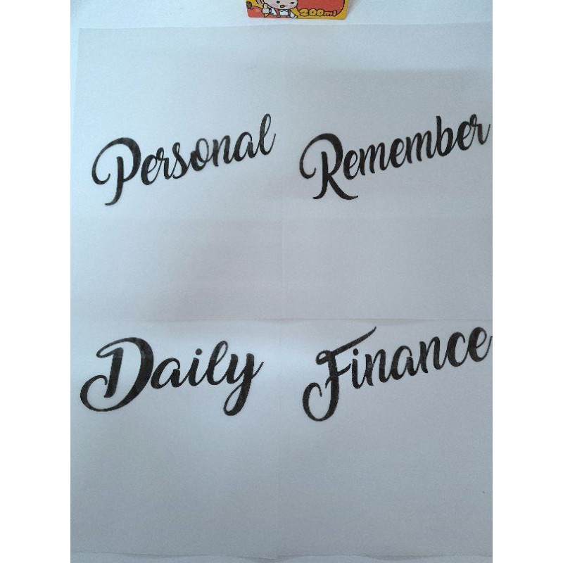 4 PC A5 VELLUM DASHBOARD WITH PVC COVER SHEET FOR 6 RING PLANNER