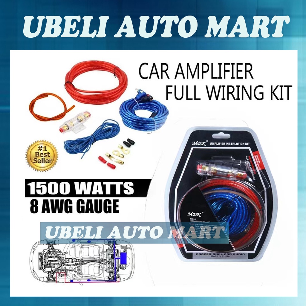 Car amplifier cable kit hotsell