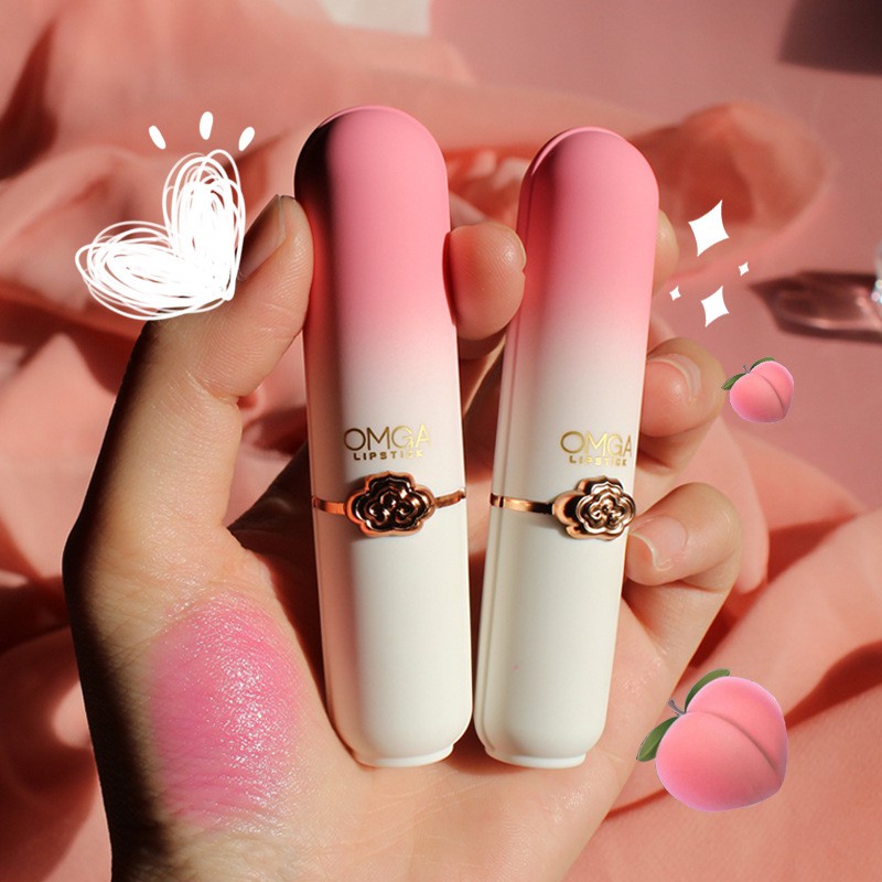 𝖎𝖓𝖋𝖎𝖓𝖑𝖊𝖞 OMGA Peach girl crystal color changing lipstick moisturizing ...