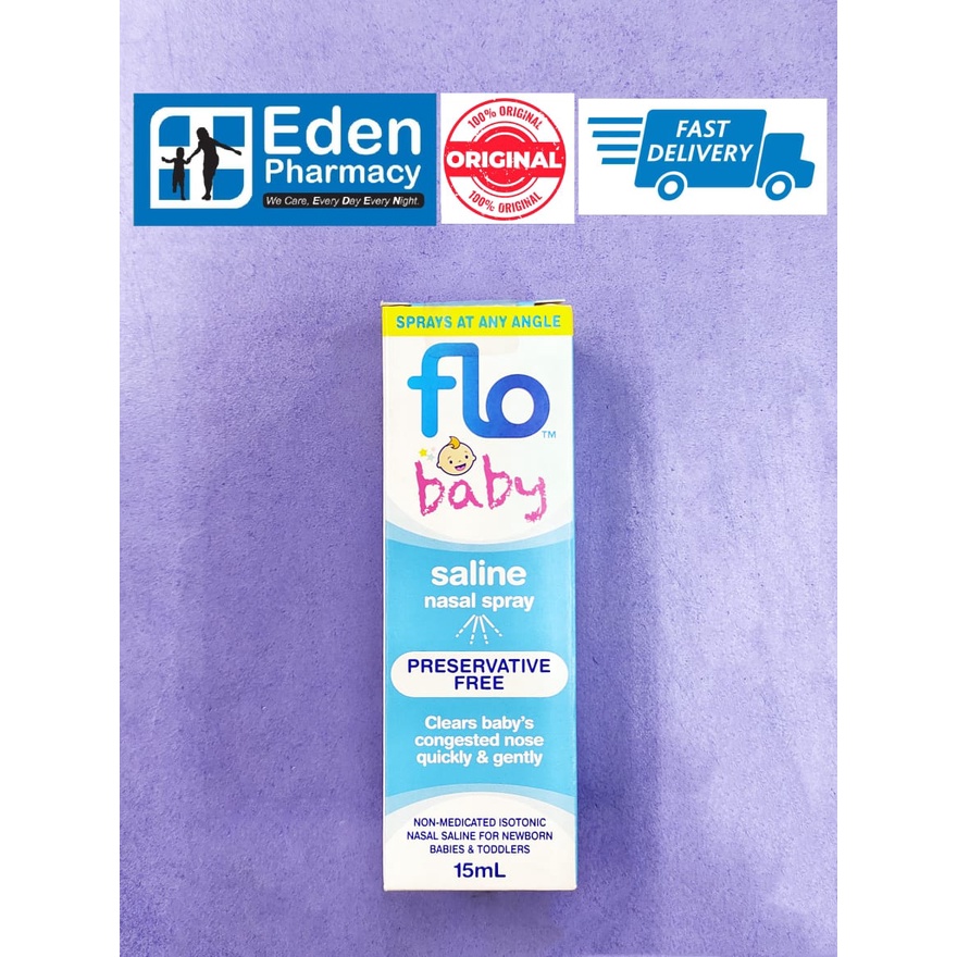 Flo baby saline sales drops