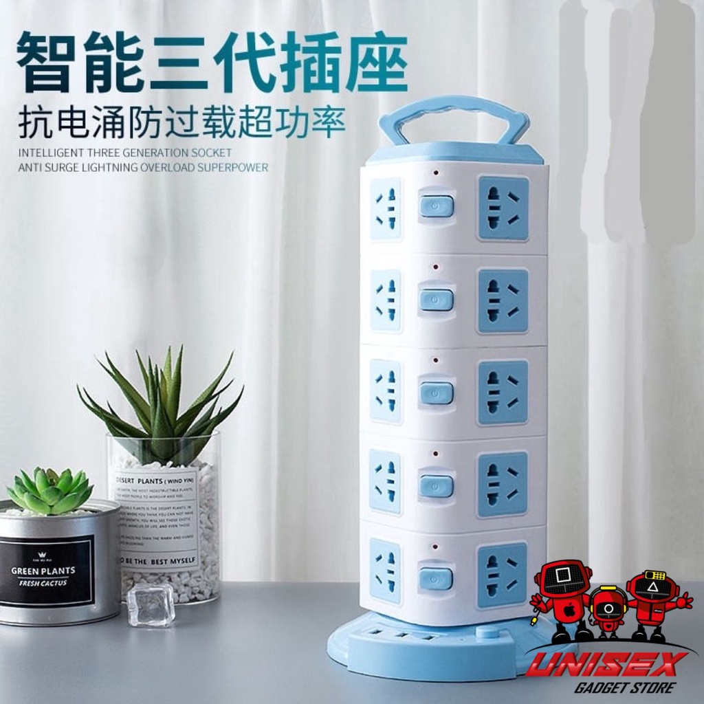 Intelligent Three Generation Electric Socket Multi-Function Plug ...