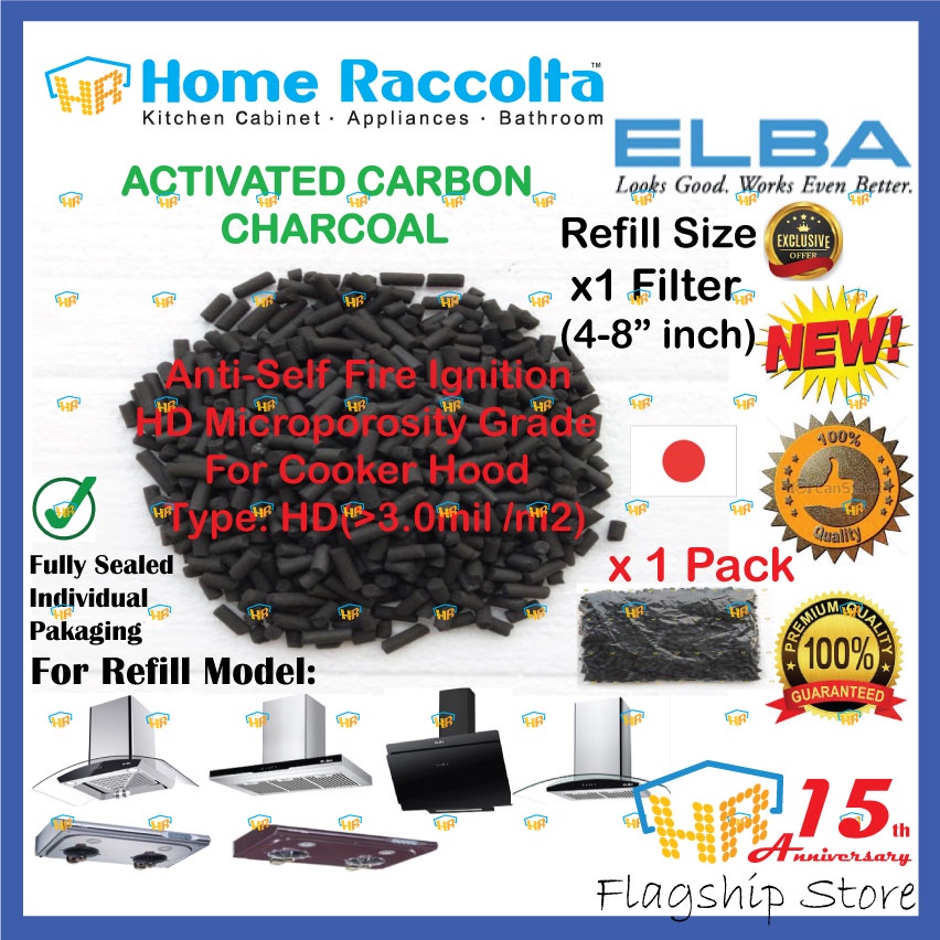 Refill Activated Carbon For Elba Cooker Hood ELBA Activated Carbon