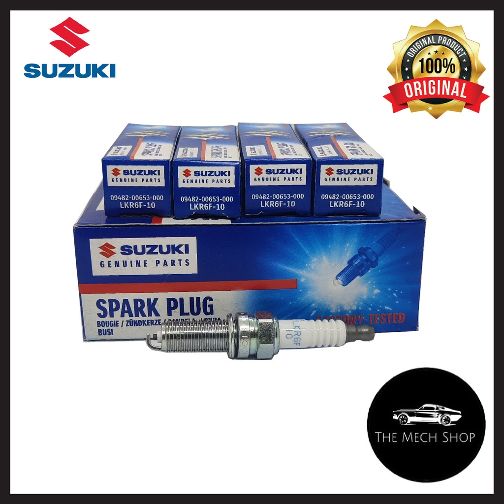 Spark Plug For Suzuki Alto Splash Celerio Swift IV K10B K12B 1.0/1.2 2010-2020, Iridium Spark Plug, 4 PCS