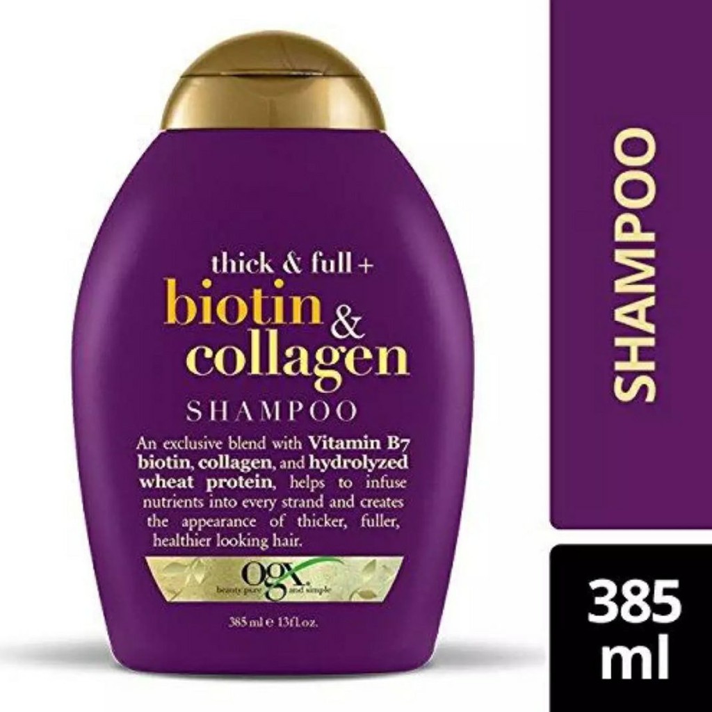 Ogx Thick And Full Biotin And Collagen Shampoo 385ml Shopee Malaysia 6289