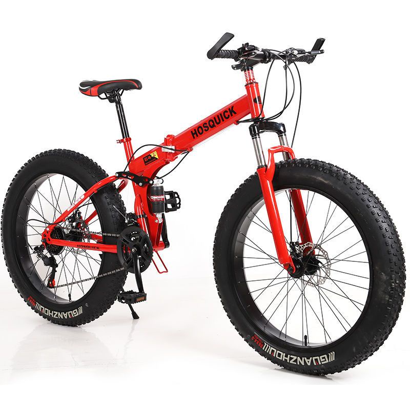 FOLDING FAT BIKE BASIKALGEMUK HOSQUICK with FREE GIFTS!! | Shopee