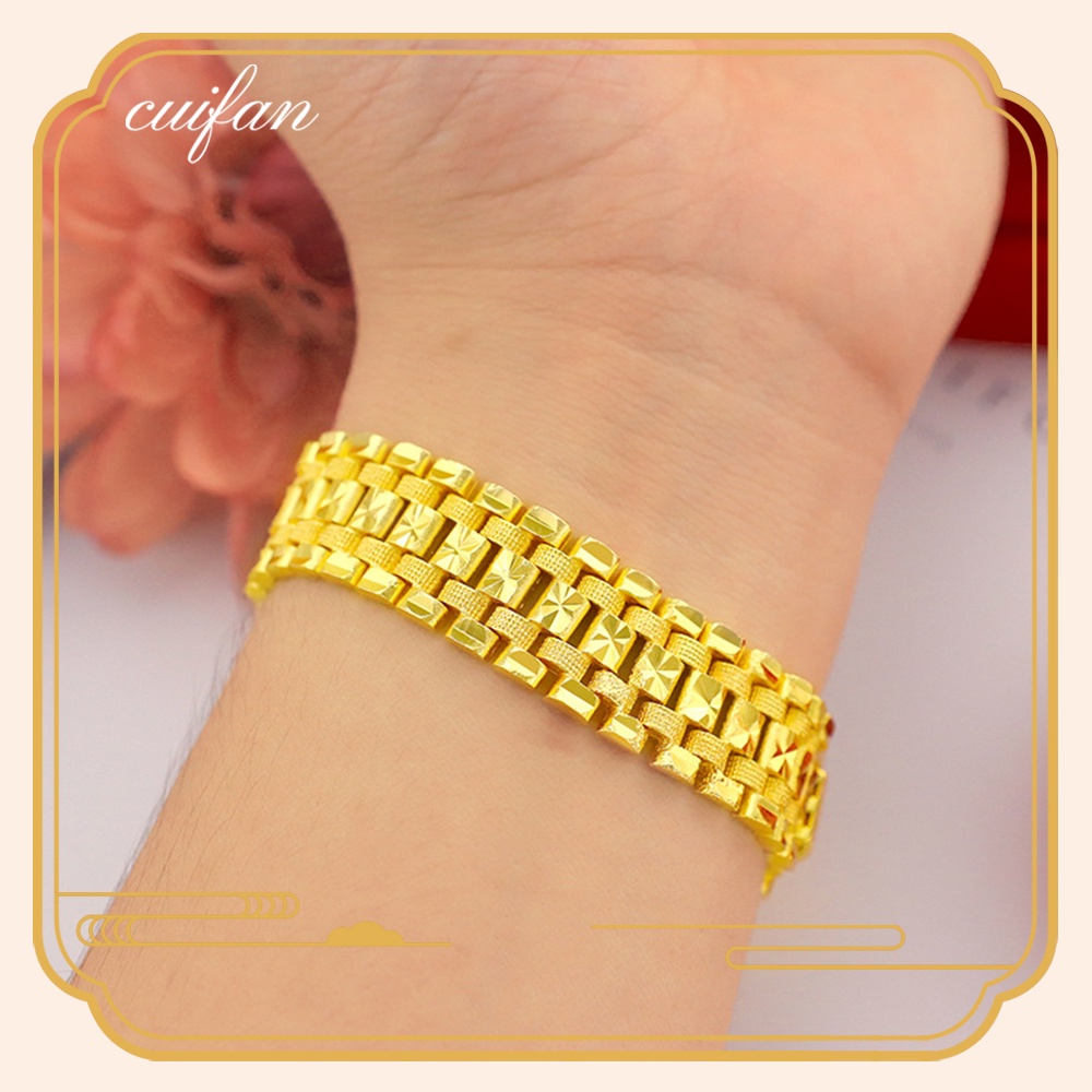 Mens 916 on sale gold bracelet