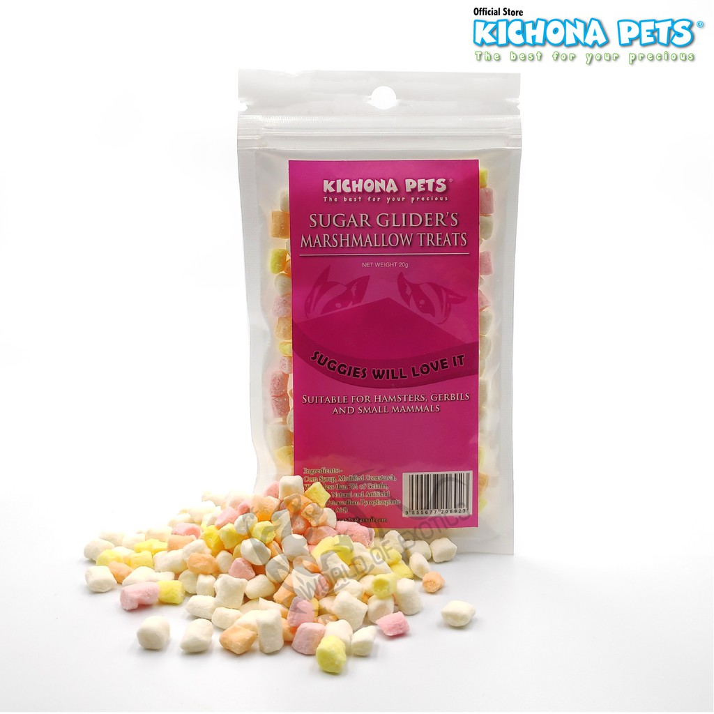 Kichona Pets Sugar Glider's Marshmallow Treats 20g Shopee Malaysia