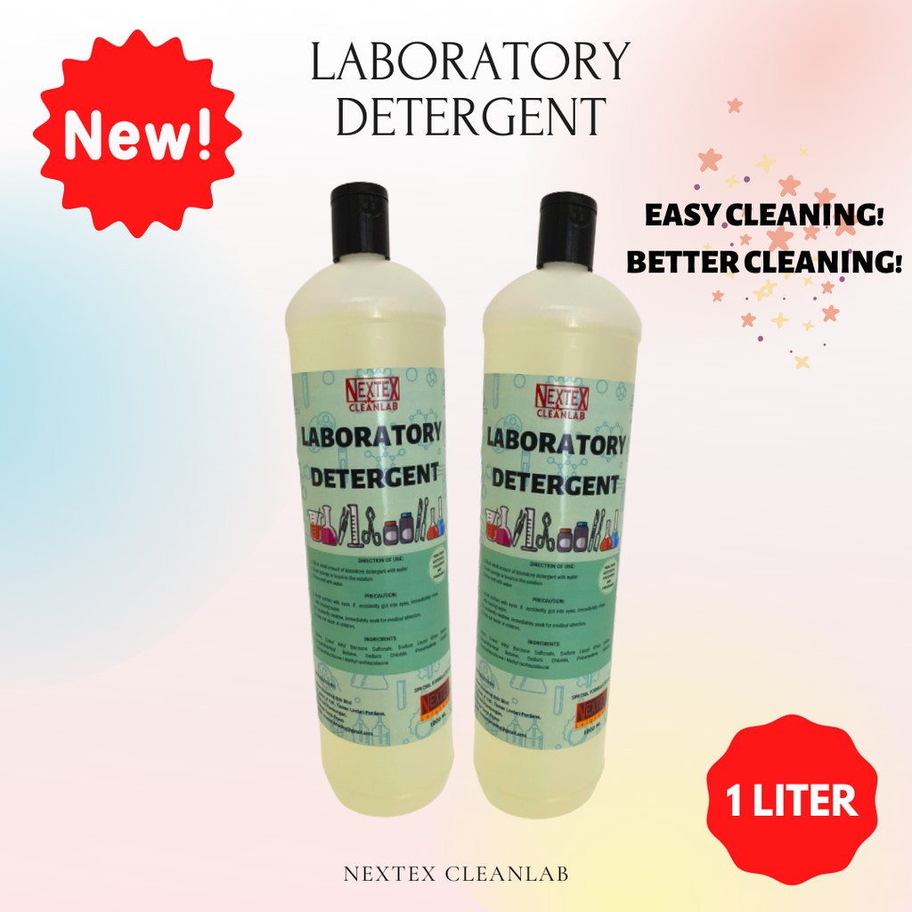 Nextex Laboratory Detergent 1 L Fast Remove Chemical Stain Shopee