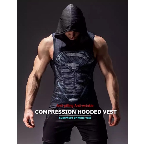 Compression on sale hoodie shirt