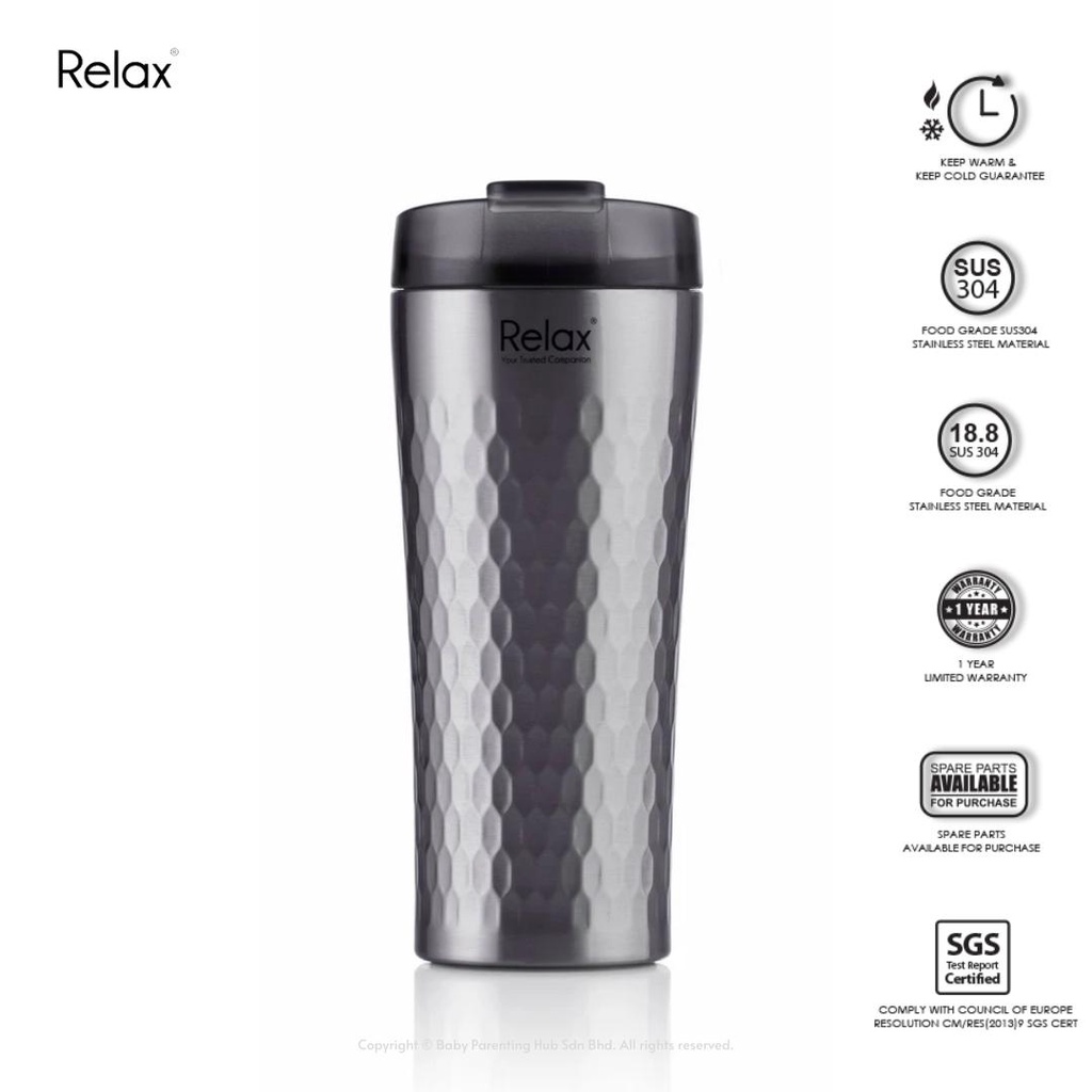 Relax Bottle Thermal Tumblers 18.8 Stainless Steels 480ml Executive ...