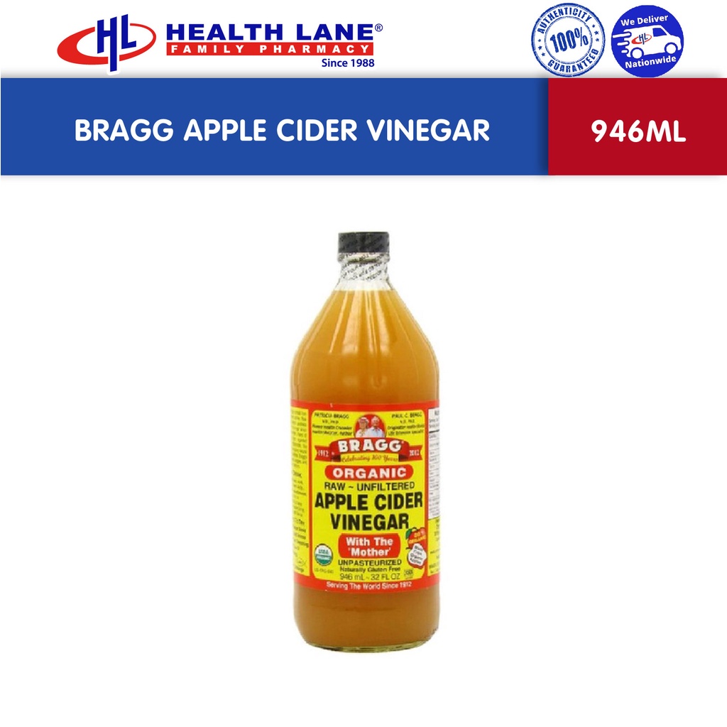 Bragg Apple Cider Vinegar (946ml) Shopee Malaysia