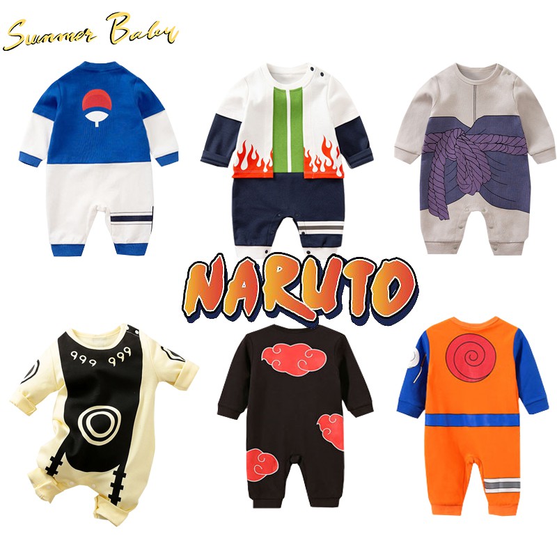 Baby Clothes Baju Naruto Baby Clothes Short sleeved Anime Naruto One Piece Seven Dragon Balls Onesies Romper Shopee Malaysia