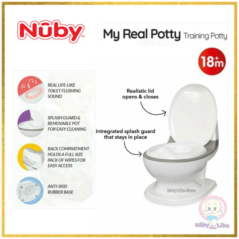 Nuby My Real Potty Mini Size Toilet Shopee Malaysia