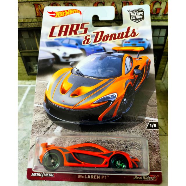 Hot wheels cars store and donuts mclaren p1