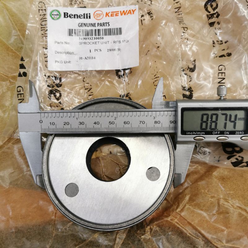 100 ORIGINAL BENELLI RFS150i CLUTCH ONE WAY 0 249093230040