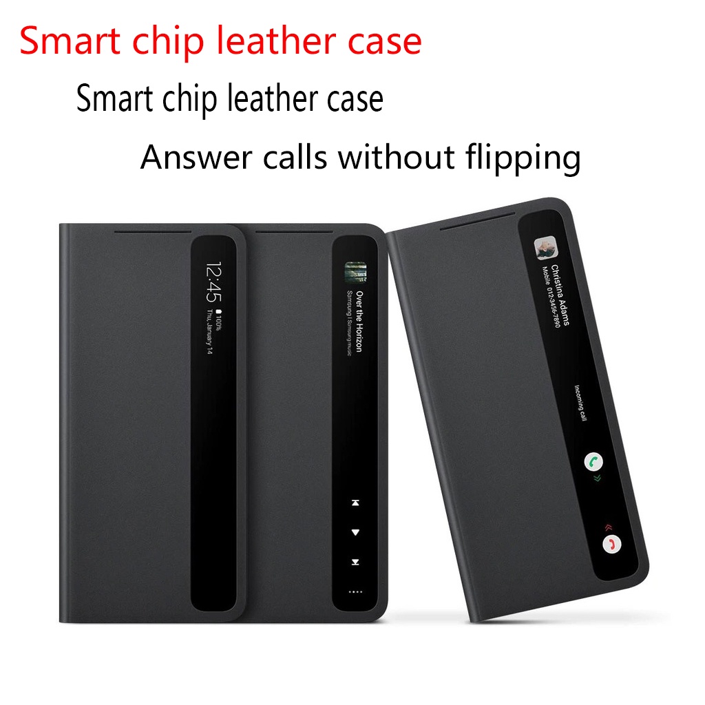 Wallet Galaxy S21 Ultra 5g Led View Cover Phone Case Samsung