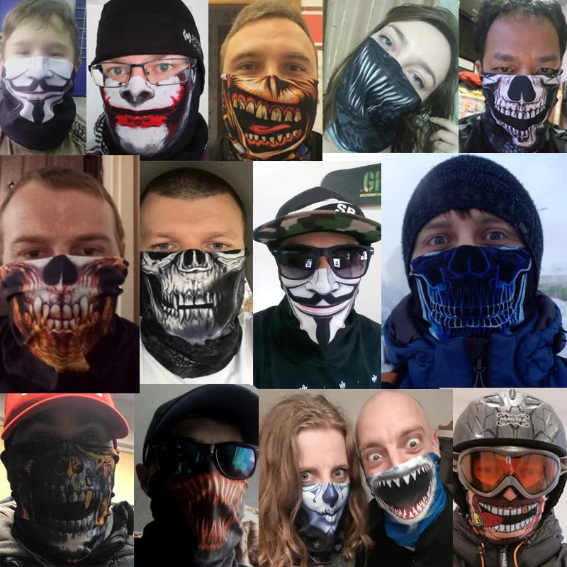 Riding Bike Face Mask Fashion Scarf Bandana Anti UV Multi Use Neck ...