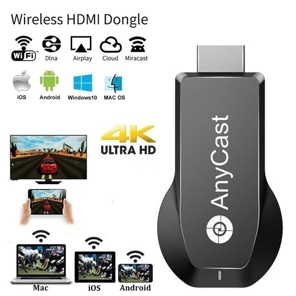 AnyCast M9 Plus 1080P Wireless TV Stick WiFi Display Dongle Receiver ...