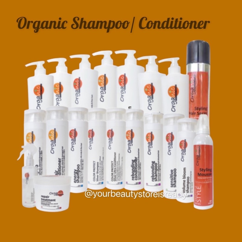 ORGANIC Hair Care Shampoo Conditioner health Sensitive scalp Rebonding