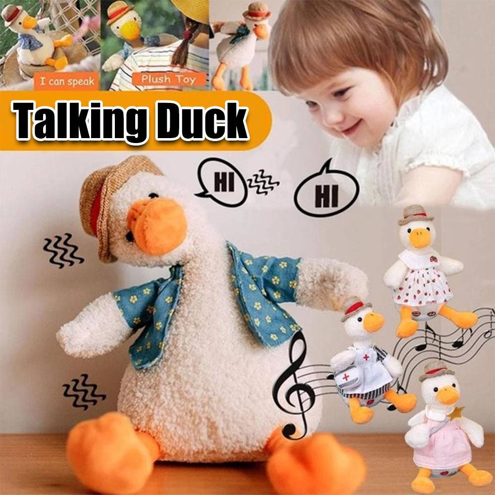 Talking best sale duck toy