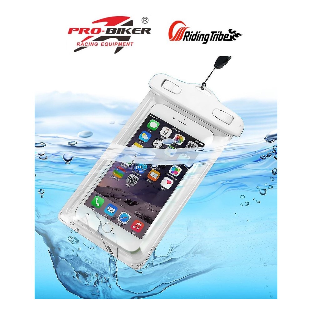 ProBiker 6 Inch Touchscreen Waterproof Phone Case PVC Touchable