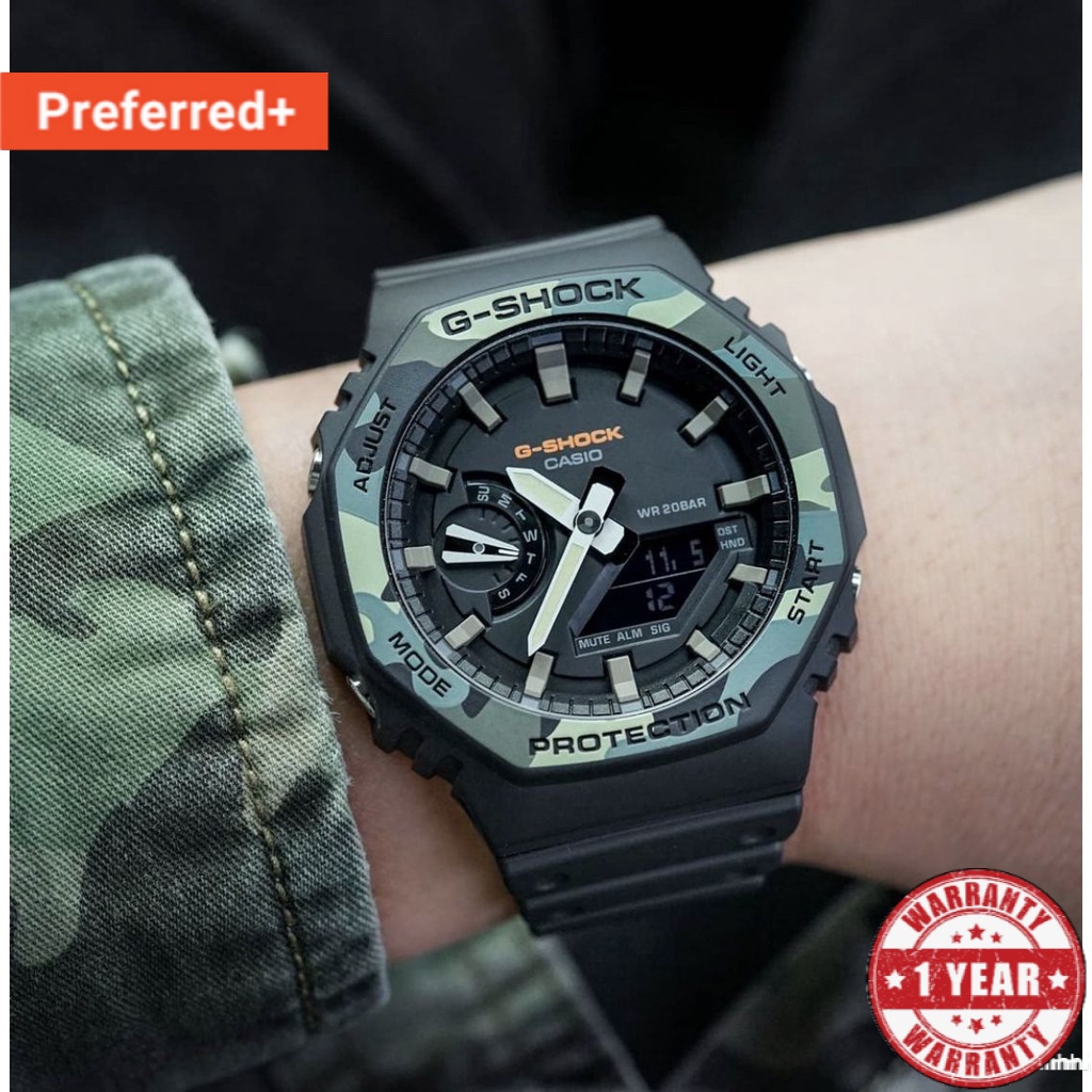 🔥Premium 1:1🔥Gshock COPY/Premium 1:1 TMJ Ga2100 SU 1A Autolight Army ...