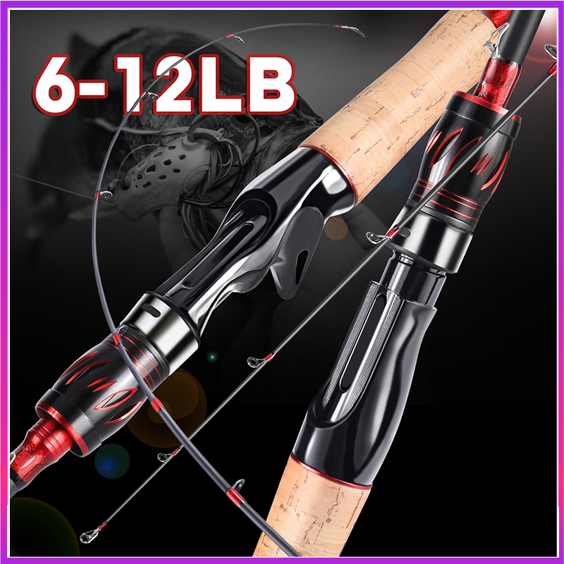 🔥Malaysia Fishing Rod Spinning/Casting Fishing Rod 1.65m Carbon 2