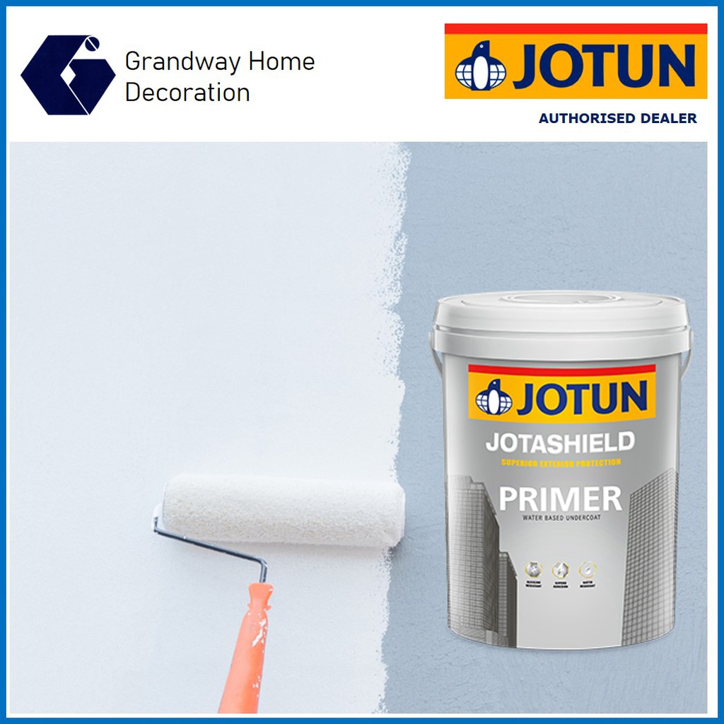 20l Jotun Jotashield Primer Premium Water Based Acrylic Primer For Exterior Wall Shopee Malaysia 3785