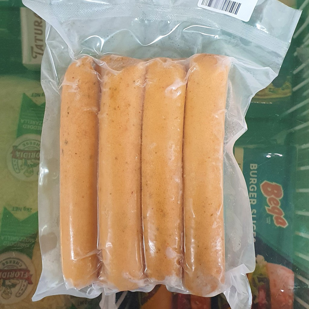 7pc. 500g Gourmet Chef Premium Jumbo Chicken Garlic & Herbs Sausage