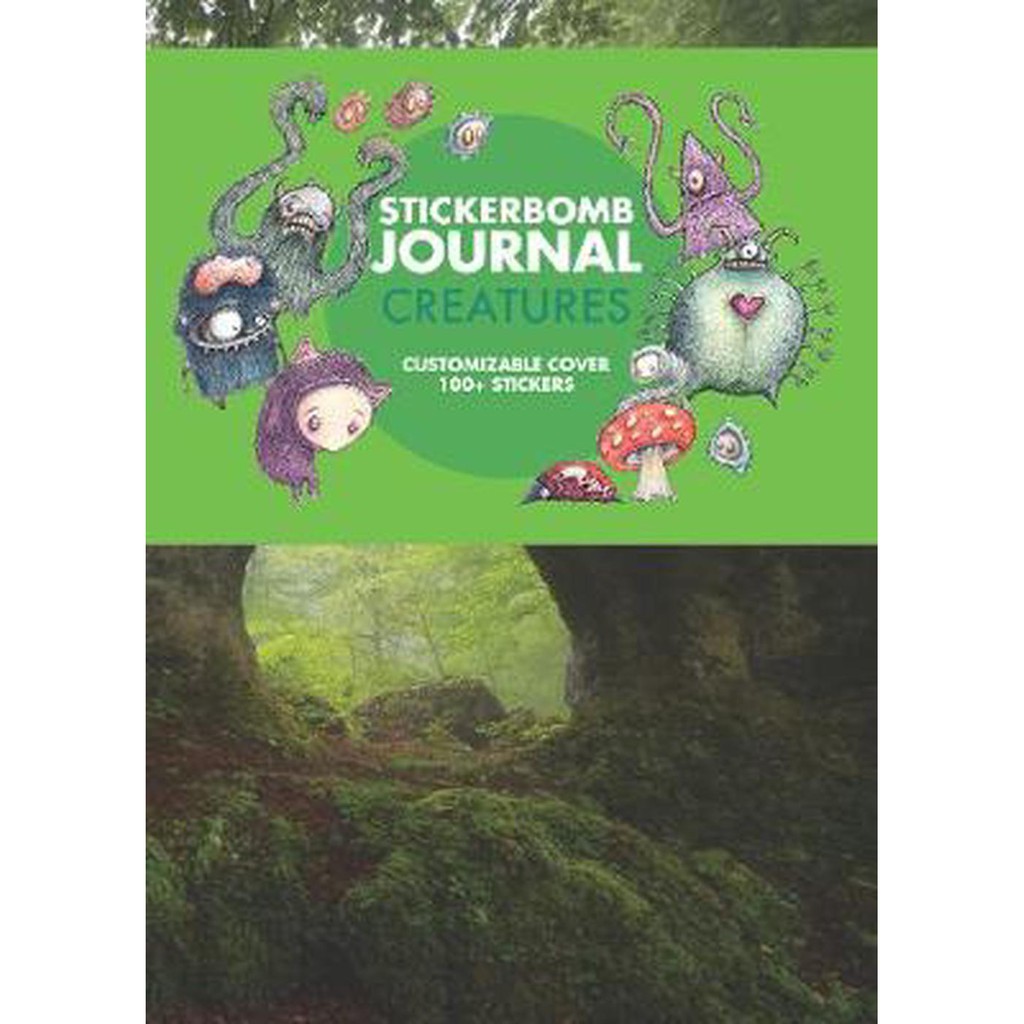 (BBW) Stickerbomb Journal Creatures (ISBN 9781780679716) Shopee Malaysia