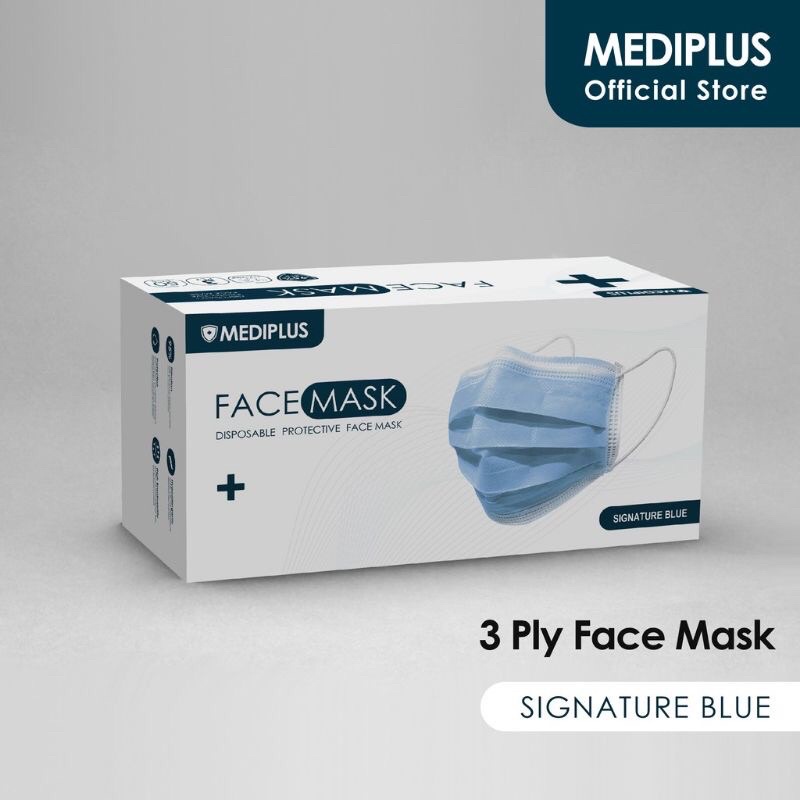 🔥🔥 [READY STOCK] MEDIPLUS 3Ply Face Mask 【100 Original 】 Disposable